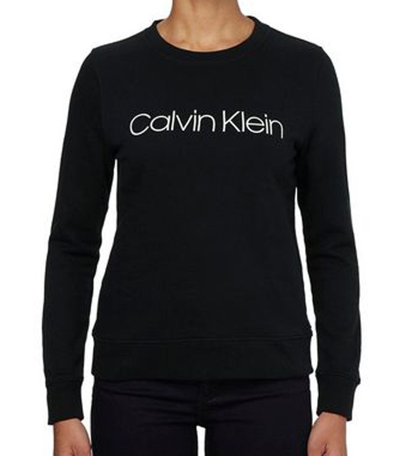 Calvin Klein Sweatshirt Plus Size Damen Pullover 88481804 Große Größe Schwarz von Calvin Klein