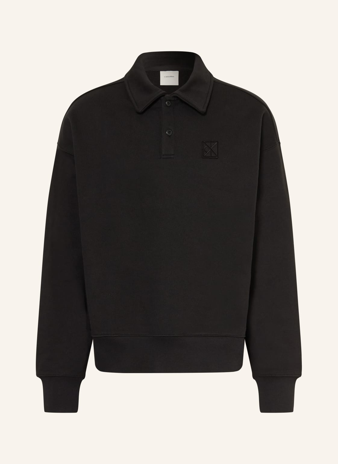 Calvin Klein Sweatshirt Terry schwarz von Calvin Klein