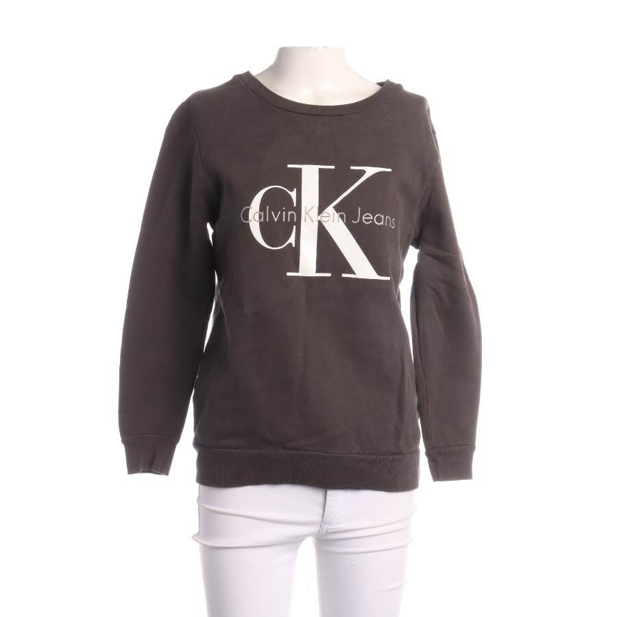 Calvin Klein Sweatshirt XS Dunkelgrau von Calvin Klein