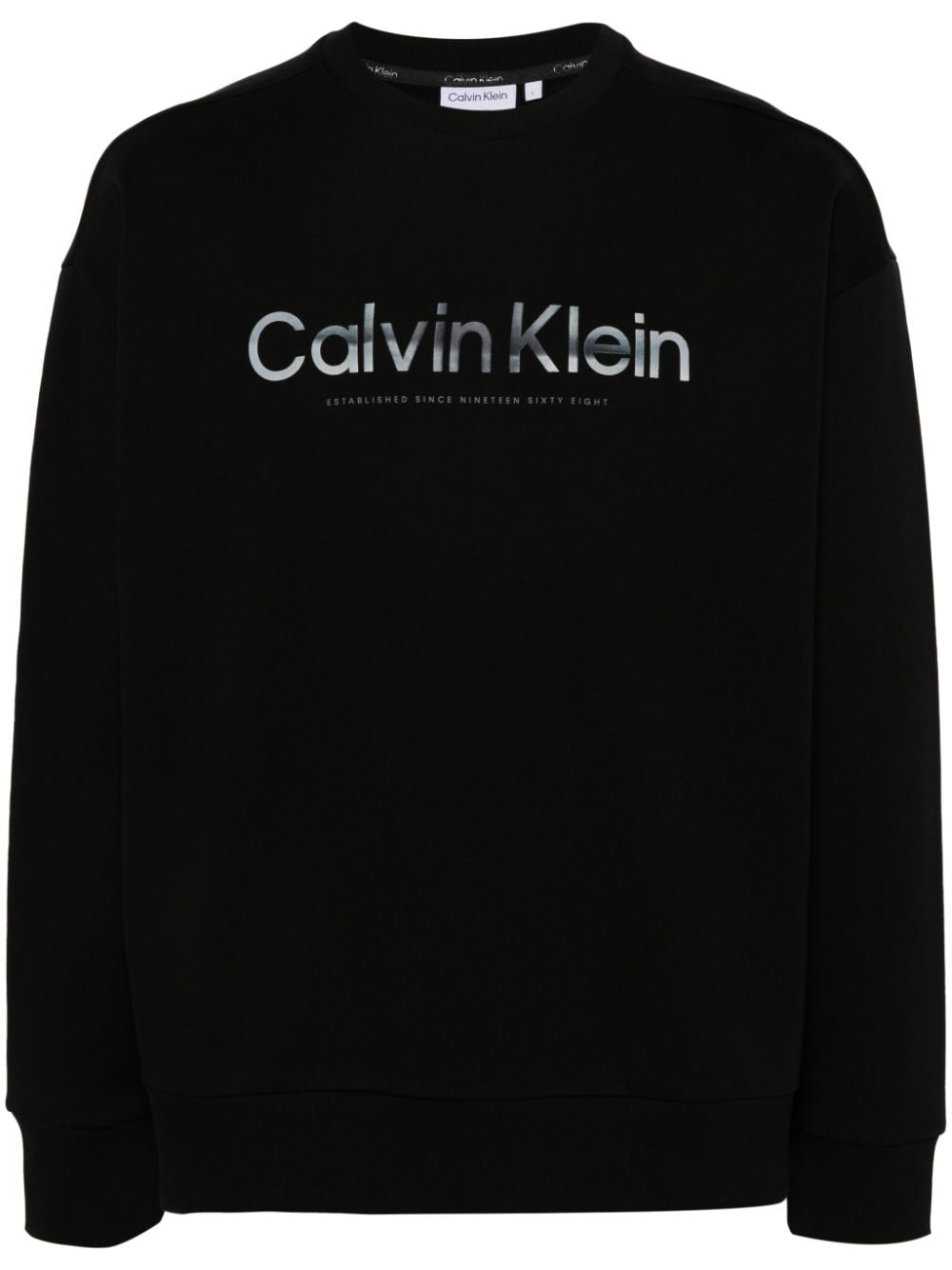 Calvin Klein Sweatshirt mit Logo-Print - Schwarz von Calvin Klein