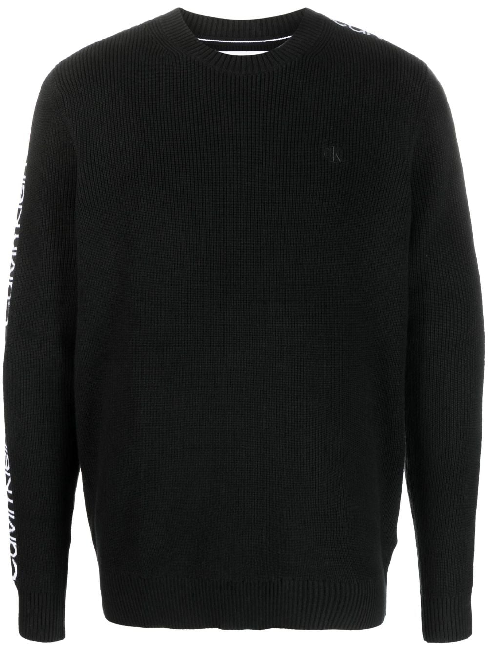 Calvin Klein Sweatshirt mit Logo-Streifen - Schwarz von Calvin Klein