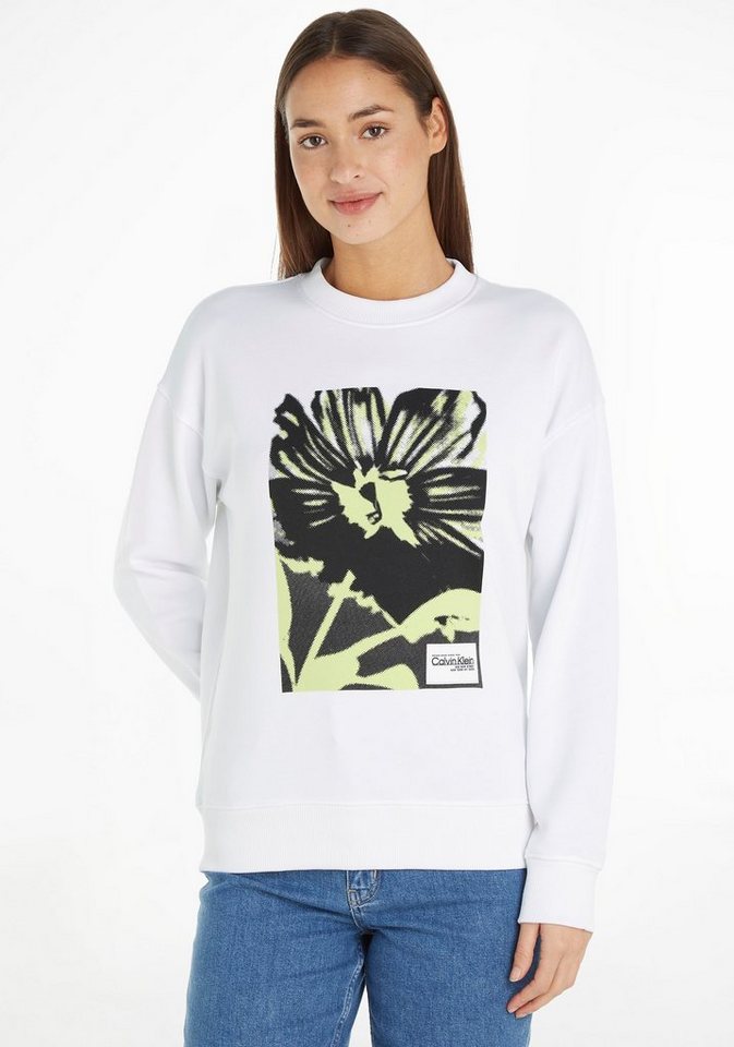 Calvin Klein Sweatshirt mit Rundhalsausschnitt von Calvin Klein