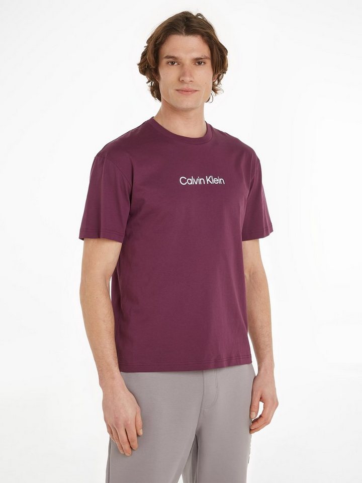 Calvin Klein T-Shirt HERO LOGO COMFORT T-SHIRT mit aufgedrucktem Markenlabel von Calvin Klein