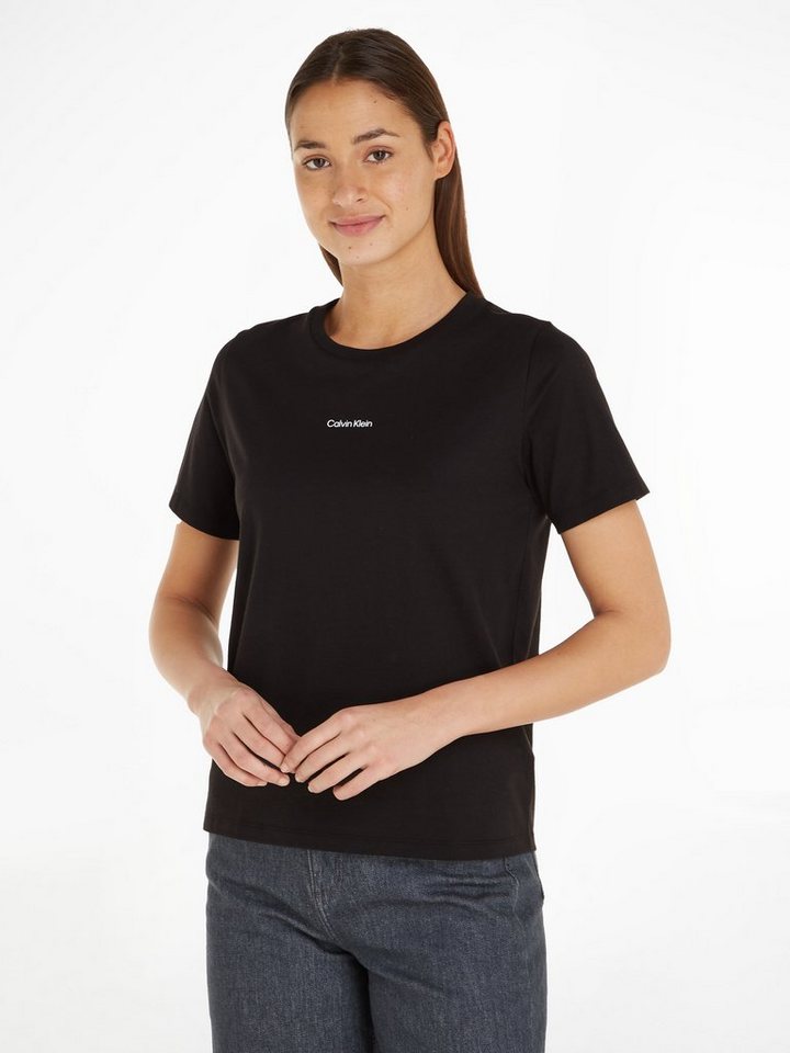 Calvin Klein T-Shirt MICRO LOGO T-SHIRT aus reiner Baumwolle von Calvin Klein