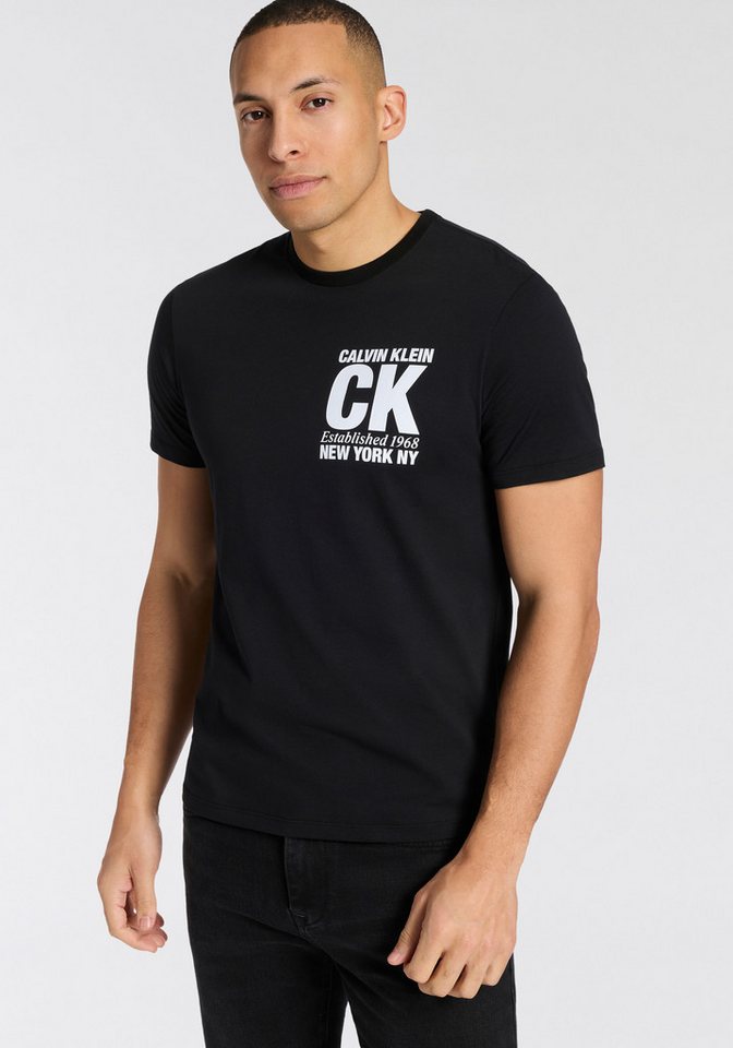 Calvin Klein T-Shirt Regular fit, mit Rundhalsausschnitt von Calvin Klein
