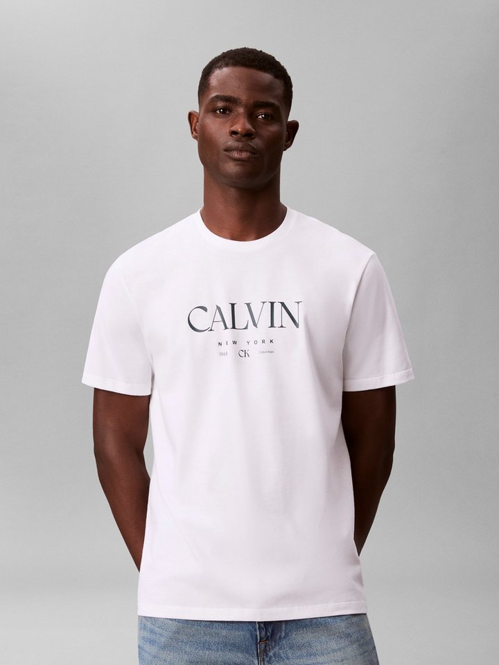 Calvin Klein T-Shirt Regular fit, mit Rundhalsausschnitt von Calvin Klein