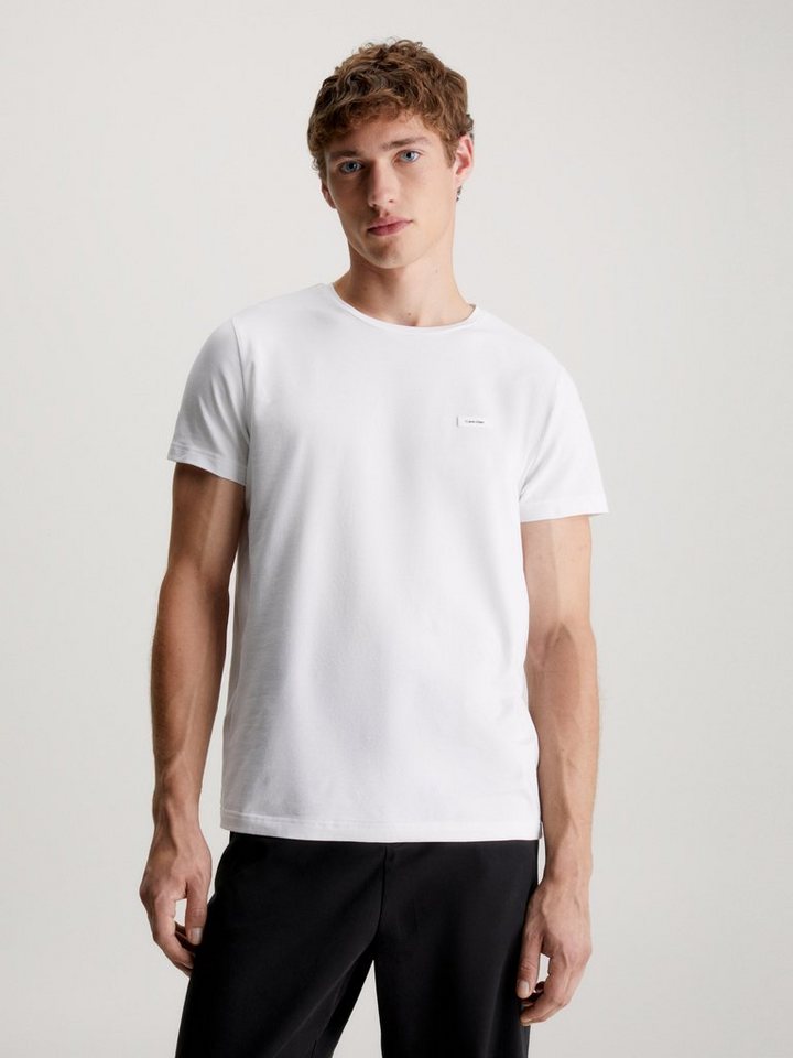 Calvin Klein T-Shirt STRETCH SLIM FIT T-SHIRT mit Rundhalsausschnitt von Calvin Klein