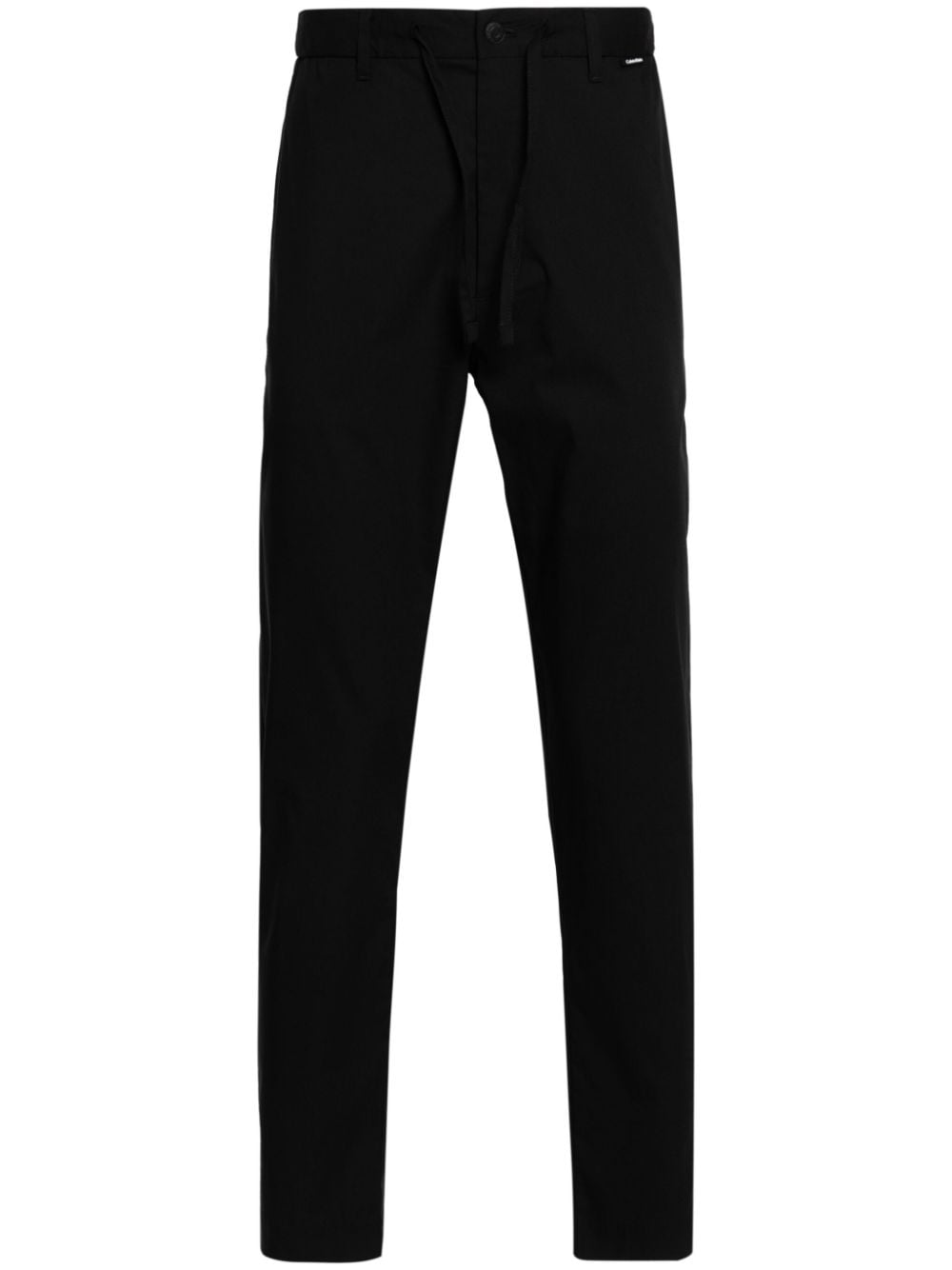 Calvin Klein Tapered-Hose mit Logo-Patch - Schwarz von Calvin Klein