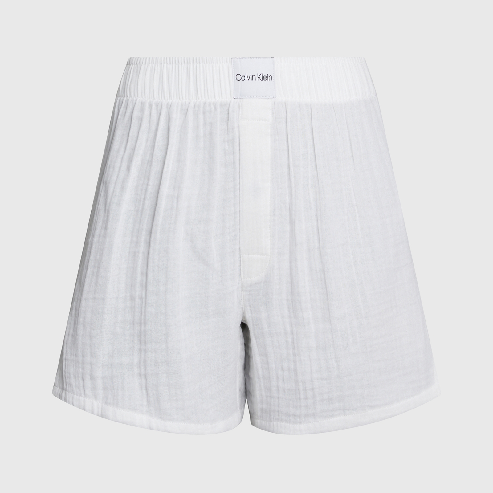 Calvin Klein Textured Cotton Boxer Shorts - L von Calvin Klein