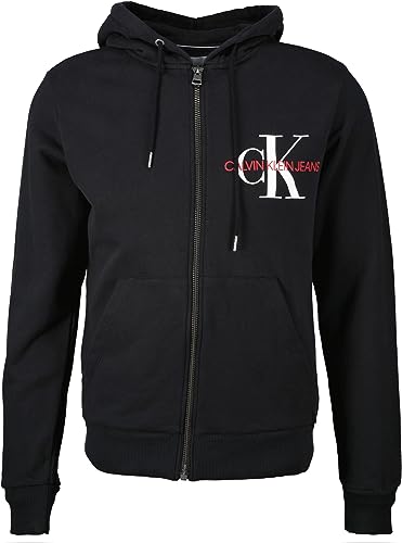 Calvin Klein Thru Monogram Zip Hoodie - M von Calvin Klein