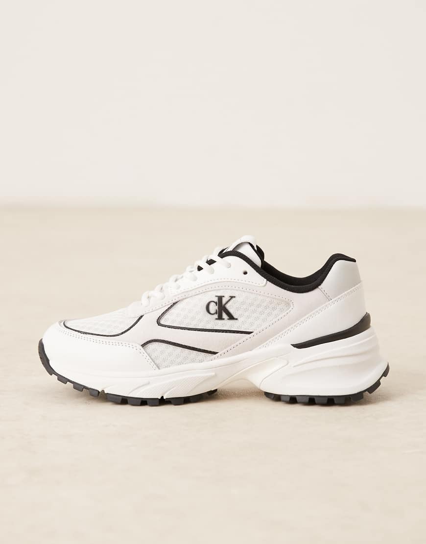 Calvin Klein - Tokyo - Runner-Sneaker in Weiß und Schwarz von Calvin Klein