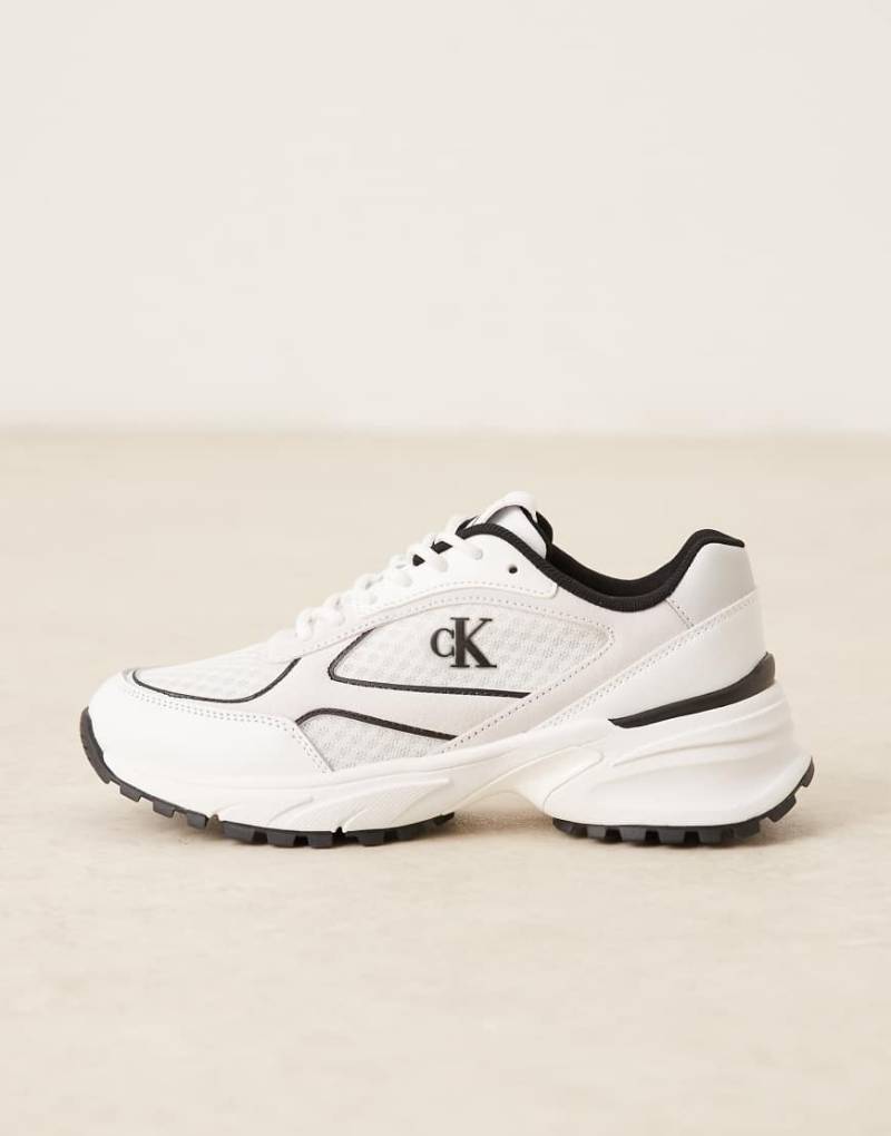 Calvin Klein - Tokyo - Runner-Sneaker in Weiß und Schwarz von Calvin Klein