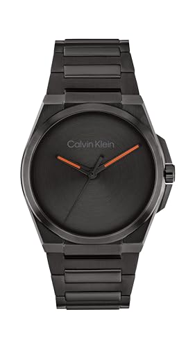 Calvin Klein Uhr mit DREI-Zeiger-Quarzwerk für Herren Kollektion META-MINIMAL mit Schwarzes Edelstahlarmband - 25200455 Calvin Klein Uhr mit DREI-Zeiger-Quarzwerk für Herren Kollektion META-MINIMAL mit Schwarzes Edelstahlarmband - 25200455 von Calvin Klein