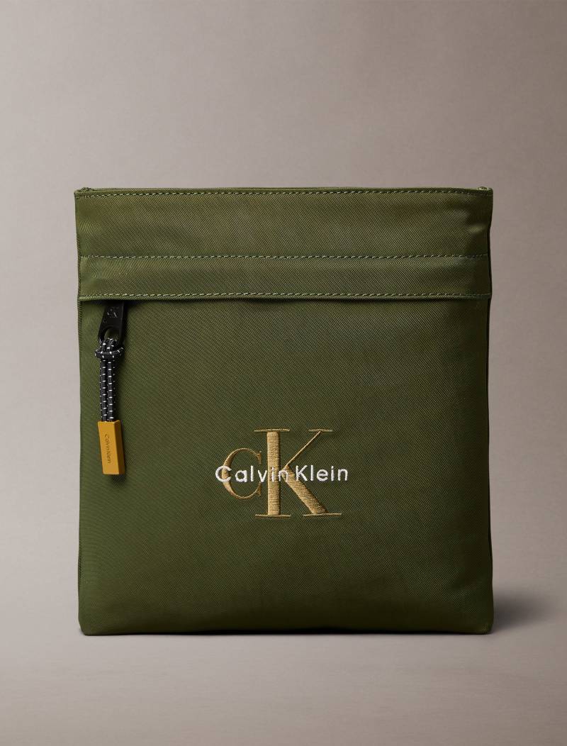 Calvin Klein Umhängetasche "BOLD FLATPACK" Crossbody Bag, Herren Schultertasche, Minibag mit CK-Logo von Calvin Klein