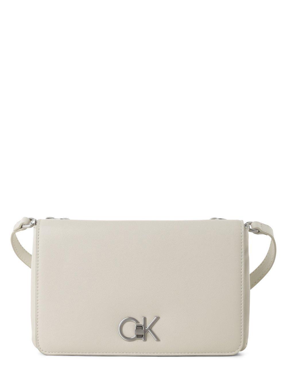 Calvin Klein Umhängetasche Damen Kunstleder, ecru von Calvin Klein