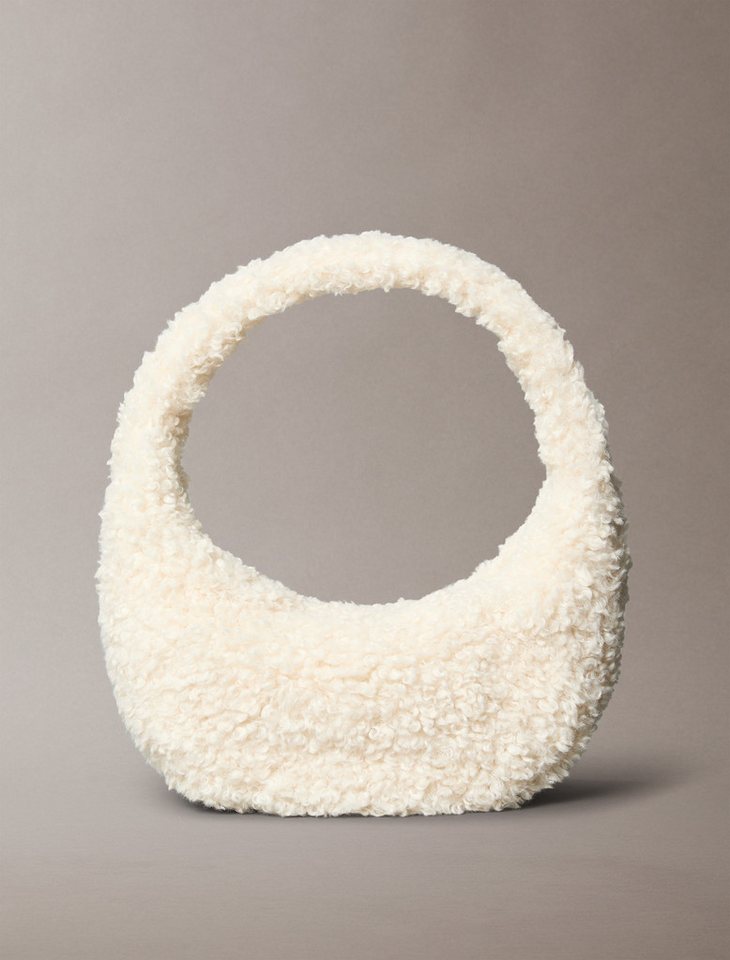 Calvin Klein Umhängetasche SHERPA CK ZIP PULLER SMALL BAG, Schultertasche, Henkeltasche, Handtasche Damen von Calvin Klein