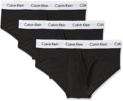 Calvin Klein Herren 3er Pack Hip Briefs Unterhosen Unterwäsche, Schwarz (Black), M von Calvin Klein