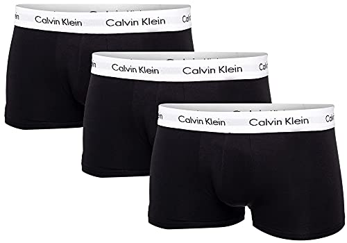 Calvin Klein Underwear Herren Boxershorts 3er Pack einfarbig L Nero Torta Acqua Di Cobalto Mango von Calvin Klein