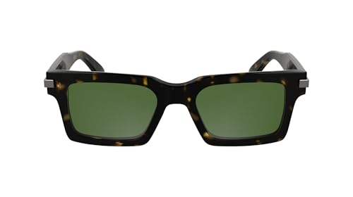 Calvin Klein Unisex Adult Sunglasses CK25503S - Dark Havana with Solid Green Lens Calvin Klein Unisex Adult Sunglasses CK25503S - Dark Havana with Solid Green Lens von Calvin Klein