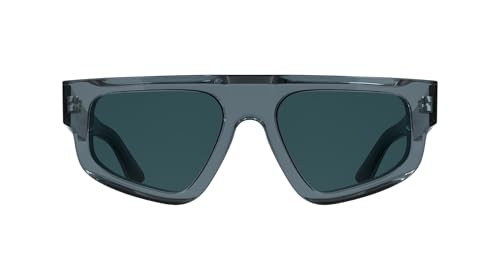 Calvin Klein Unisex Adult Sunglasses CK25539S - Transparent Blue with Solid Blue Lens von Calvin Klein