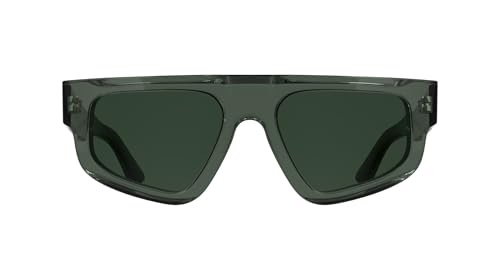 Calvin Klein Unisex Adult Sunglasses CK25539S - Transparent Green with Solid Green Lens Calvin Klein Unisex Adult Sunglasses CK25539S - Transparent Green with Solid Green Lens von Calvin Klein