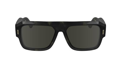 Calvin Klein Unisex CK24501S Sunglasses, 341 Khaki Havana, 56 von Calvin Klein