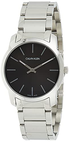 Calvin Klein Unisex Erwachsene Analog-Digital Quarz Uhr mit Edelstahl Armband K2G22143 von Calvin Klein