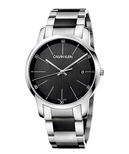 Calvin Klein Unisex Erwachsene Analog-Digital Quarz Uhr mit Edelstahl Armband K2G2G1B1 von Calvin Klein