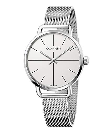 Calvin Klein Unisex Erwachsene Analog-Digital Quarz Uhr mit Edelstahl Armband K7B21126 von Calvin Klein