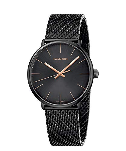 Calvin Klein Unisex Erwachsene Analog-Digital Quarz Uhr mit Edelstahl Armband K8M21421 von Calvin Klein