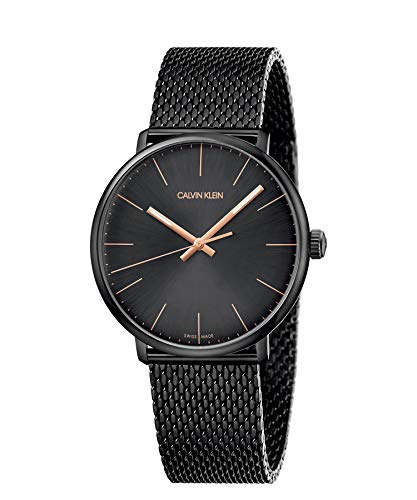 Calvin Klein Unisex Erwachsene Analog-Digital Quarz Uhr mit Edelstahl Armband K8M21421 von Calvin Klein
