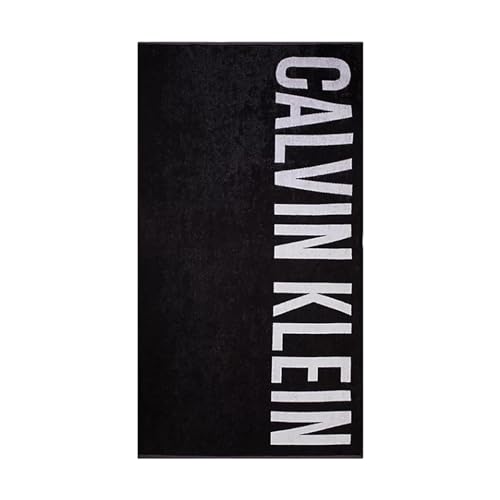 Calvin Klein Unisex Towel KU0KU00117 Handtücher, Schwarz (Pvh Black), OS von Calvin Klein