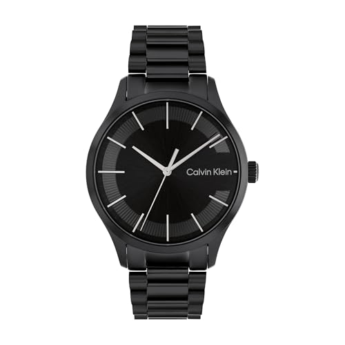 Calvin Klein Analog Quarzuhr Für Männer und Frauen Kollektion Iconic Bracelet - 40MM mit Schwarzes Edelstahlarmband - 25200040 Calvin Klein Analog Quarzuhr Für Männer und Frauen Kollektion Iconic Bracelet - 40MM mit Schwarzes Edelstahlarmband - 25200040 von Calvin Klein
