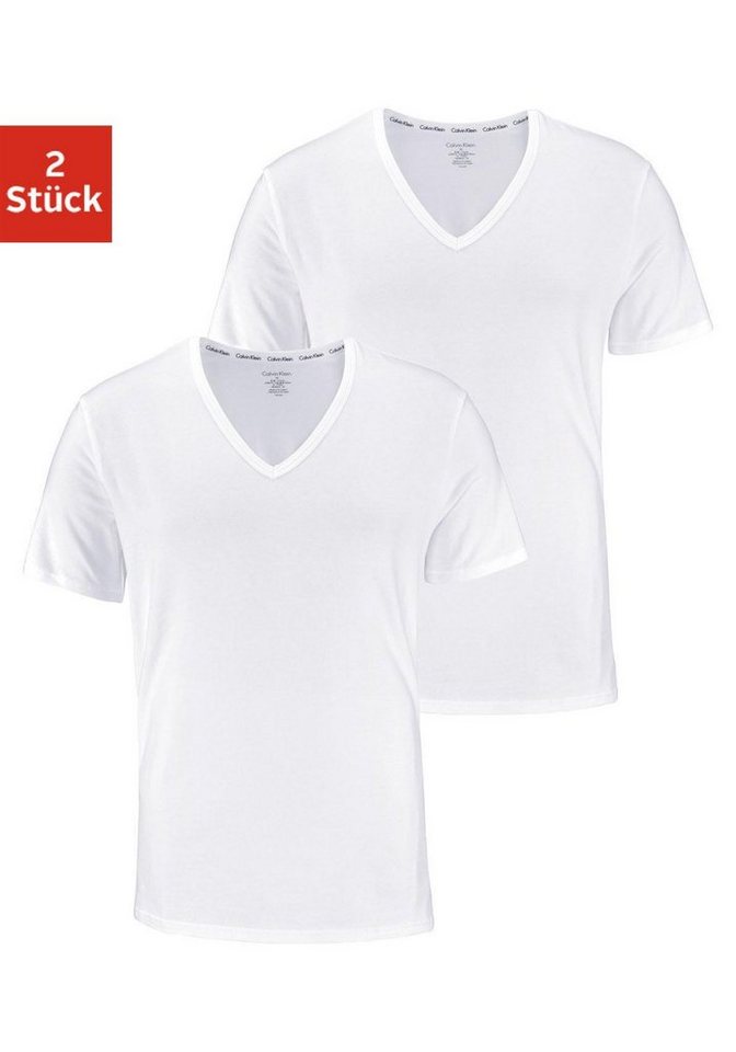 Calvin Klein Underwear V-Shirt »Modern Cotton Stretch« (2er-Pack) von Calvin Klein Underwear