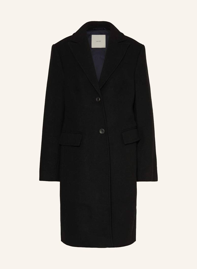 Calvin Klein Wollmantel schwarz von Calvin Klein