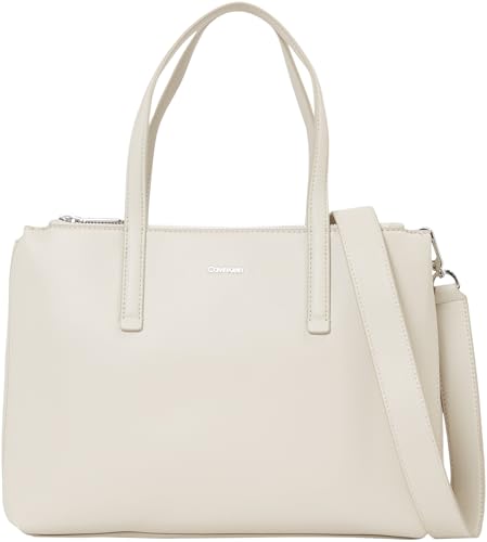 Calvin Klein Women CK MUST MEDIUM TOTE, Sand Pebble, One Size von Calvin Klein