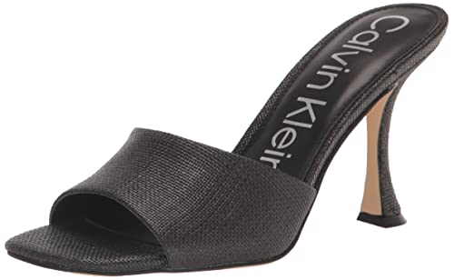 Calvin Klein Women's Bradon Heeled Sandal, Schwarz 001, 9.5 von Calvin Klein