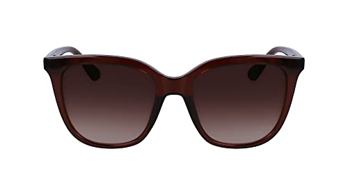 Calvin Klein Women's CK23506S Sunglasses, Brown, Einheitsgröße von Calvin Klein