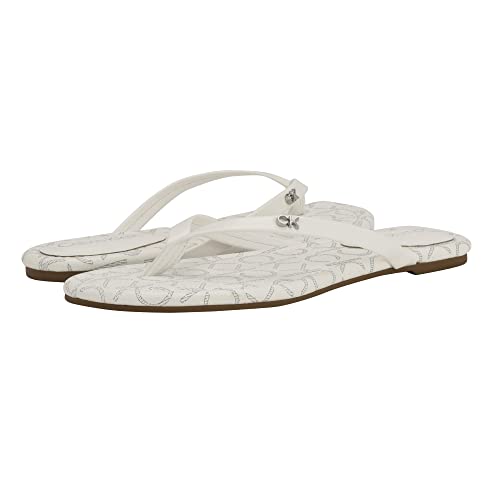 Calvin Klein Women's Cruzy Flip-Flop, Weiß 140, 41 EU Calvin Klein Women's Cruzy Flip-Flop, Weiß 140, 41 EU von Calvin Klein