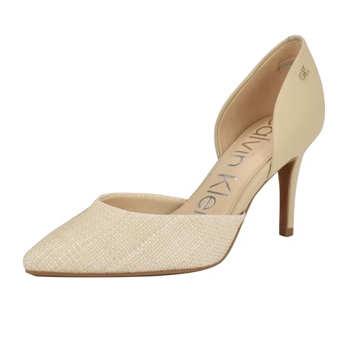 Calvin Klein Women's Gloria Pump, Light Natural 112, 40 EU von Calvin Klein