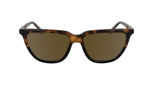 Calvin Klein Women's Sunglasses CK24537S - Havana/Black with Solid Light Brown Lens Calvin Klein Women's Sunglasses CK24537S - Havana/Black with Solid Light Brown Lens von Calvin Klein