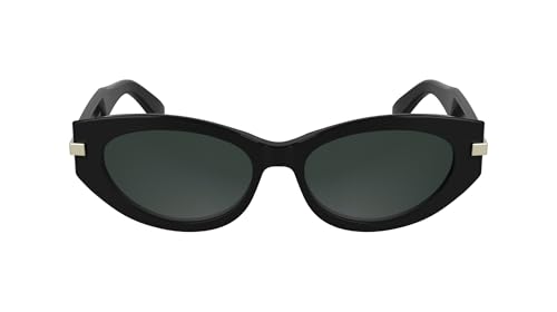 Calvin Klein Women's Sunglasses CK25502S - Black with Solid Grey Lens von Calvin Klein