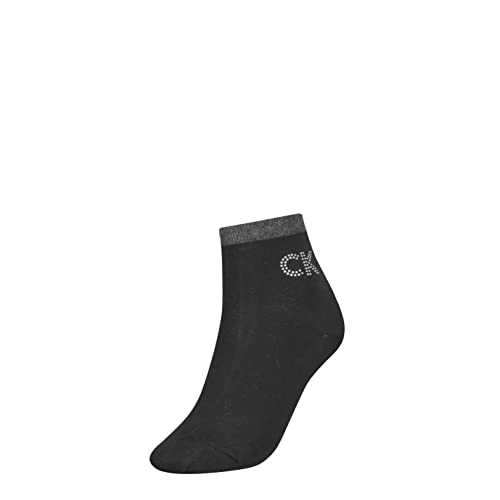 Calvin Klein Damen Short Socken, Schwarz, Einheitsgröße von Calvin Klein