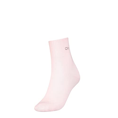 Calvin Klein Damen Short Socken, Rosa, Einheitsgröße von Calvin Klein