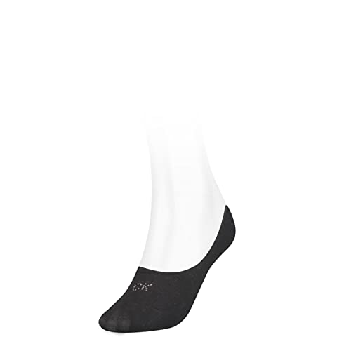 Calvin Klein Damen Footie Socken, Schwarz, Einheitsgröße von Calvin Klein