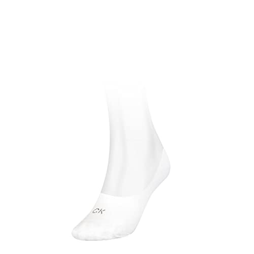 Calvin Klein Damen Footie Socken, Weiß, Einheitsgröße von Calvin Klein