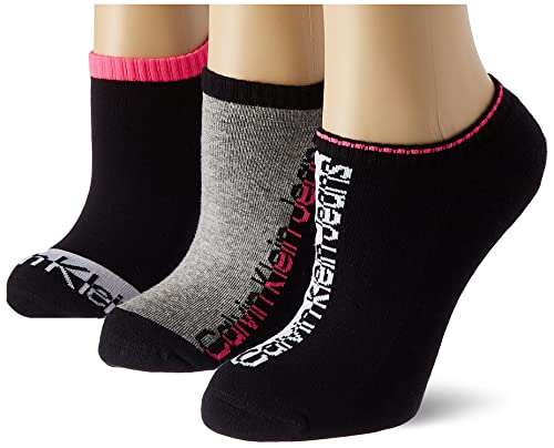 Calvin Klein Damen Sneaker Calvin Klein Jeans Athleisure Women's Sneaker Socks 3 Pack, Schwarz, Einheitsgröße von Calvin Klein