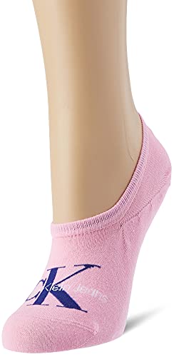 Calvin Klein Damen Footie Socken, Rosa, Einheitsgröße von Calvin Klein