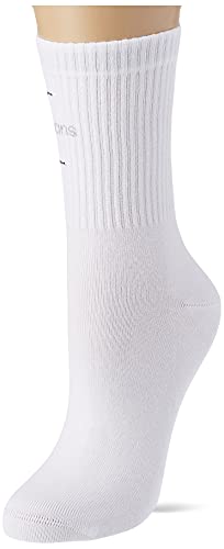 Calvin Klein Damen Crew Socken, Weiß, Einheitsgröße von Calvin Klein