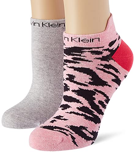 Calvin Klein Damen Sneaker Socken, Rosa, Einheitsgröße (2er Pack) von Calvin Klein